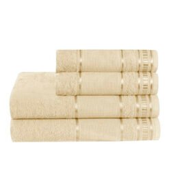 Jogo de Toalha de Banho 4 Peças Premium 100% Algodão
